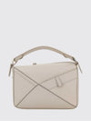 puzzle leather bag