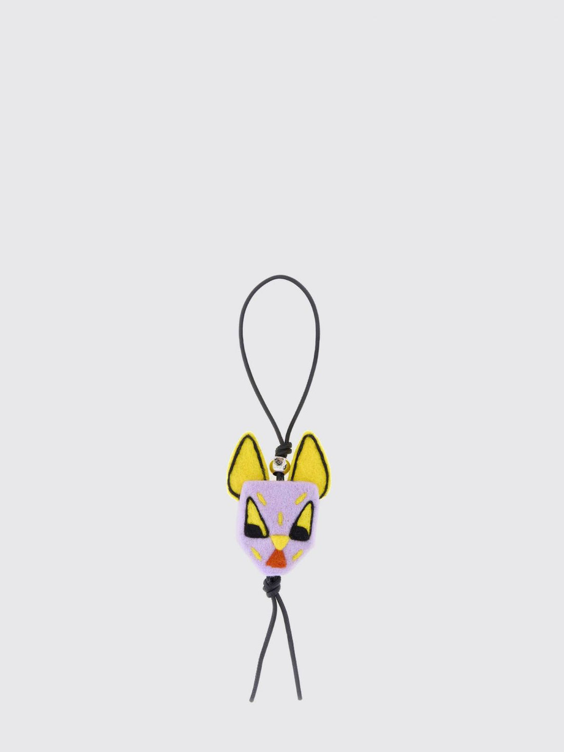 LOEWE OS multicolor felt cat keychain