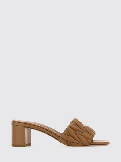 woman's heeled sandal
