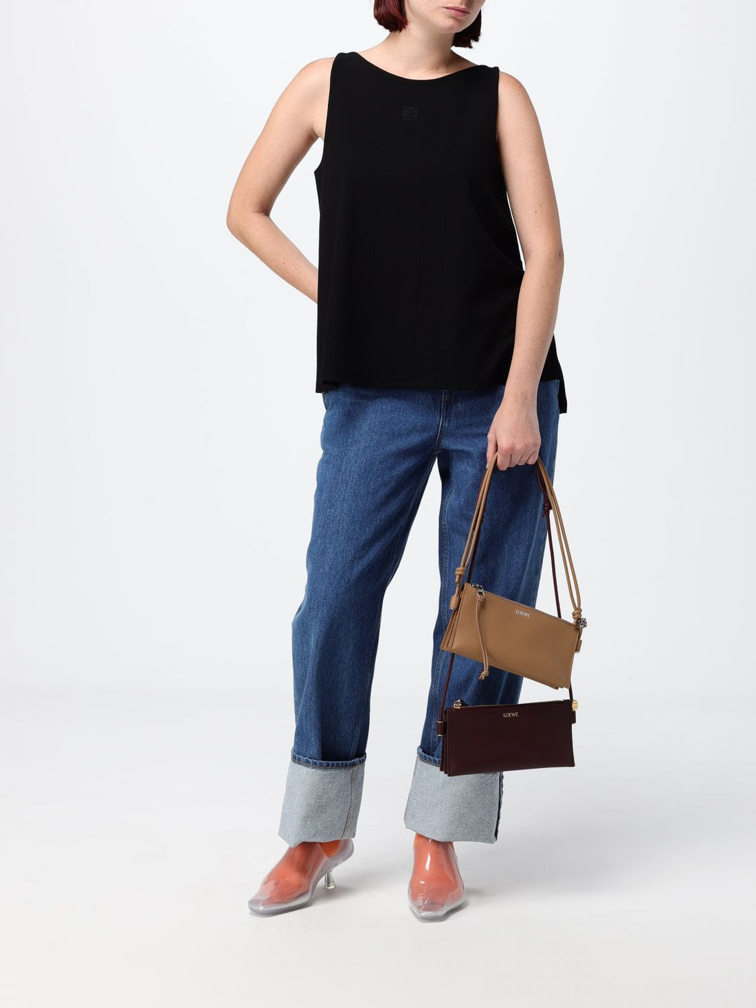 LOEWE OS joya nappa pouch