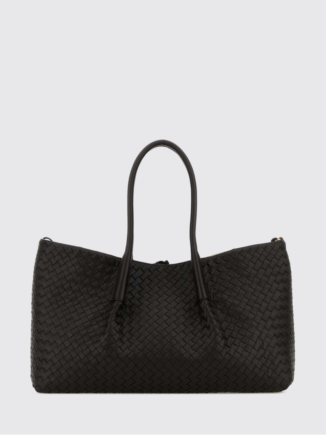 pinacoteca woven leather bag