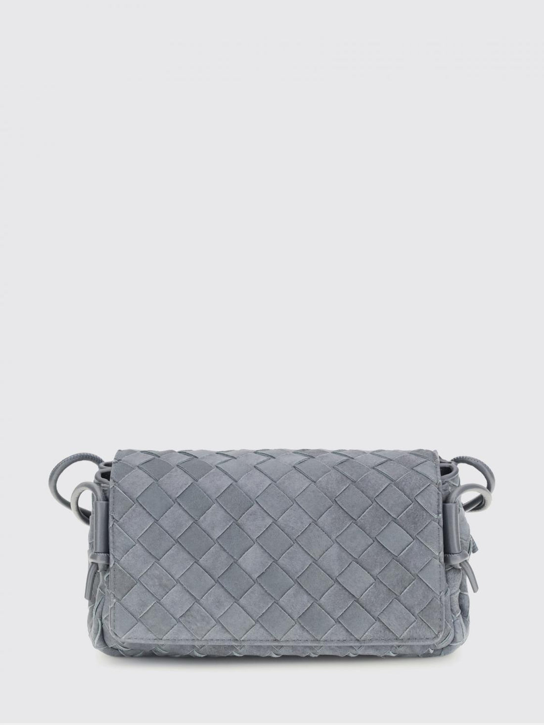 BOTTEGA VENETA OS notturno woven suede bag
