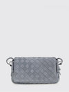 notturno woven suede bag