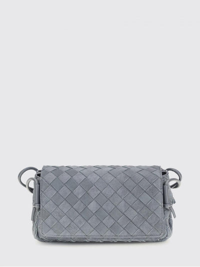 notturno woven suede bag