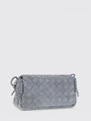 notturno woven suede bag