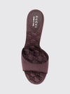 woman's heeled sandal