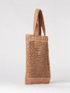 summer banana crochet raffia bag chloé