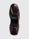 pucker leather pumps