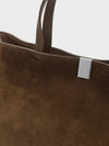 kit cabas suede bag
