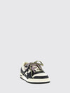 match leather sneakers