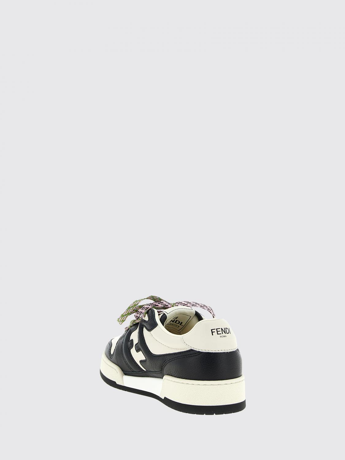 match leather sneakers