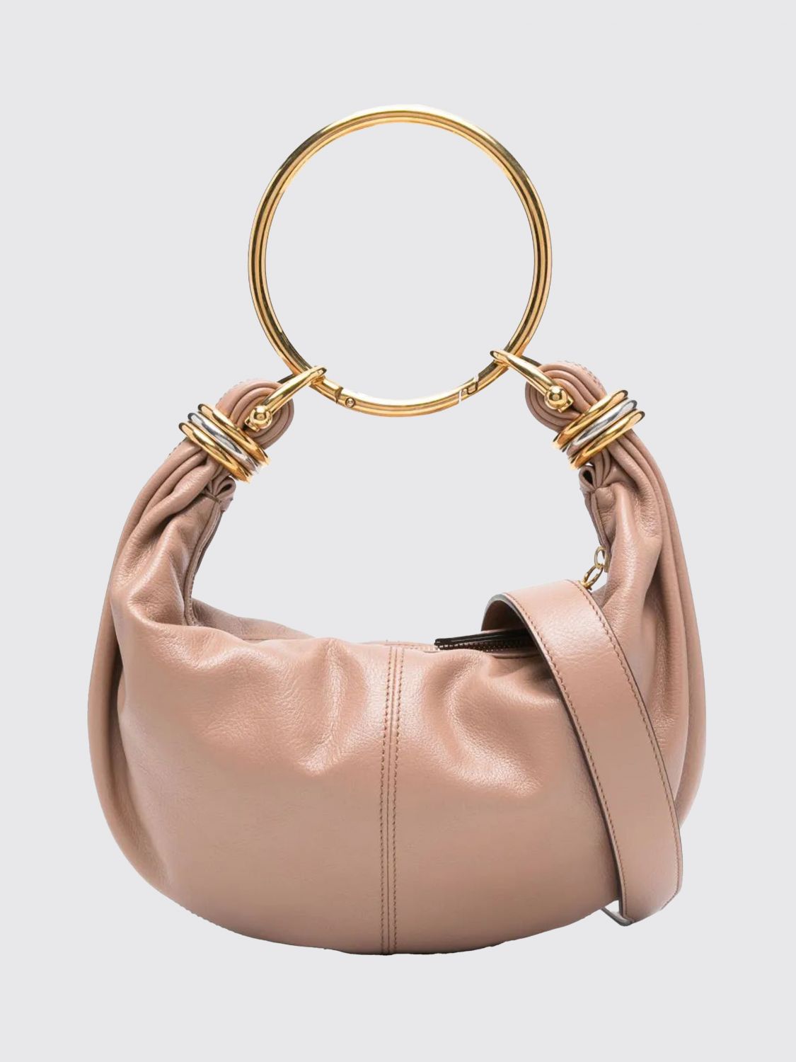 leather bracelet bag chloé