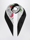 woman's neck scarf