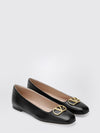 vlogo signature leather ballerinas
