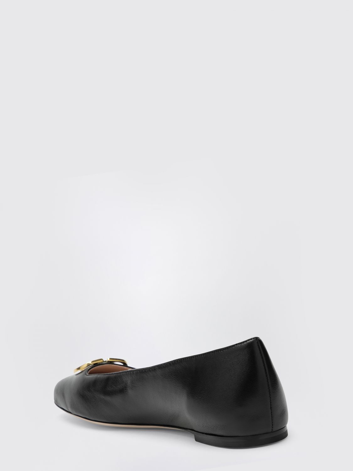 vlogo signature leather ballerinas