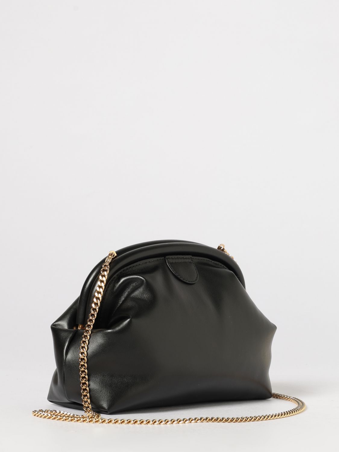 faux leather clutch