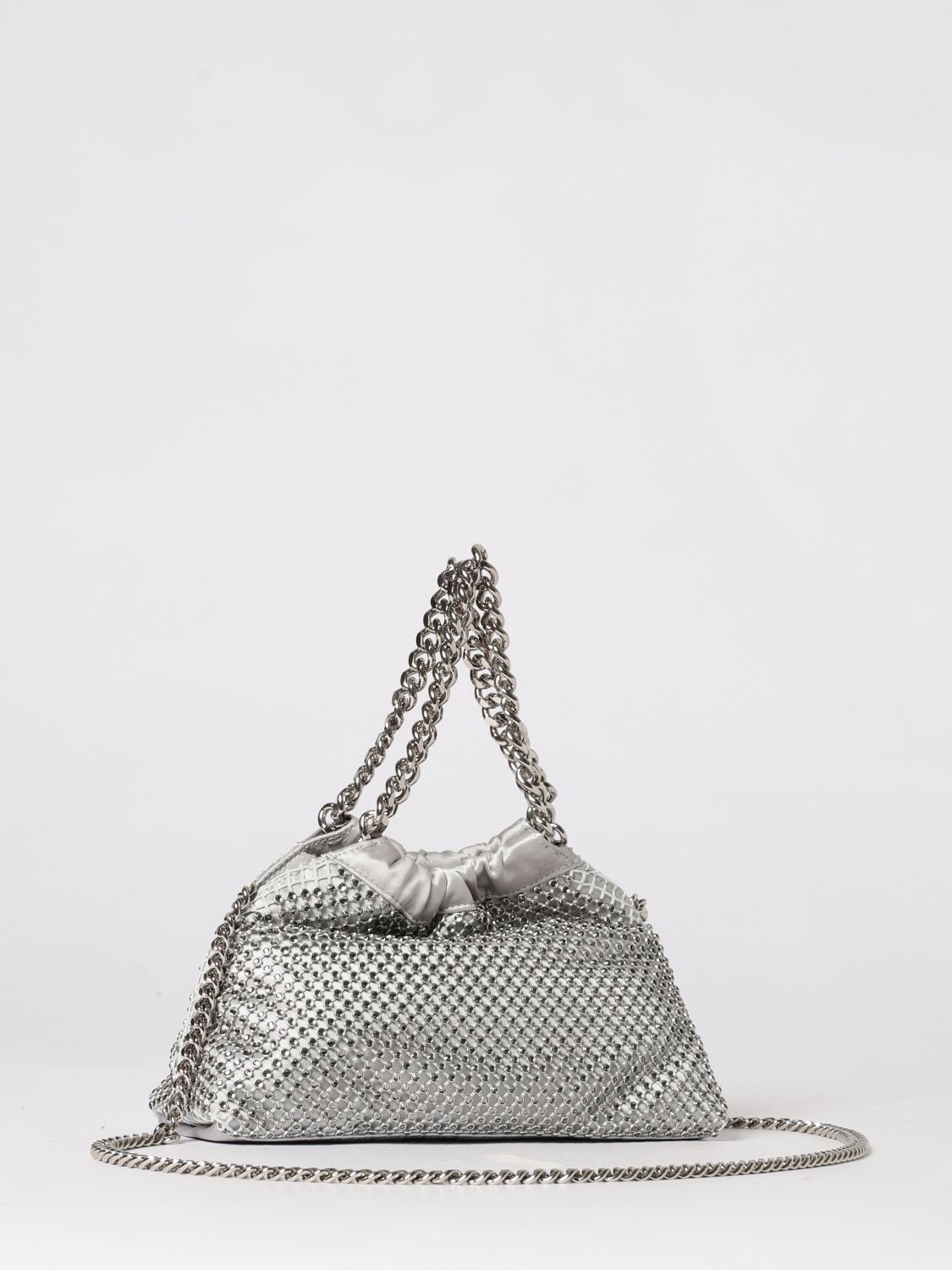 falabella bag in satin with rhinestones