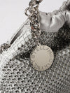 falabella bag in satin with rhinestones