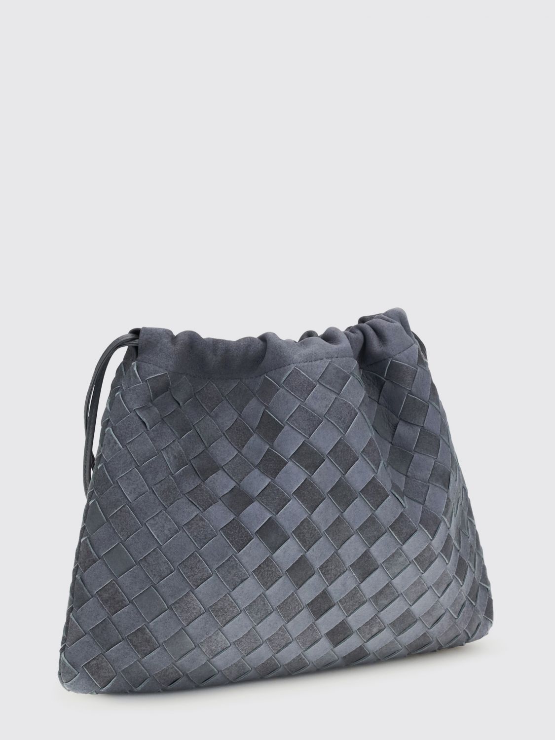 intrecciato suede dustbag
