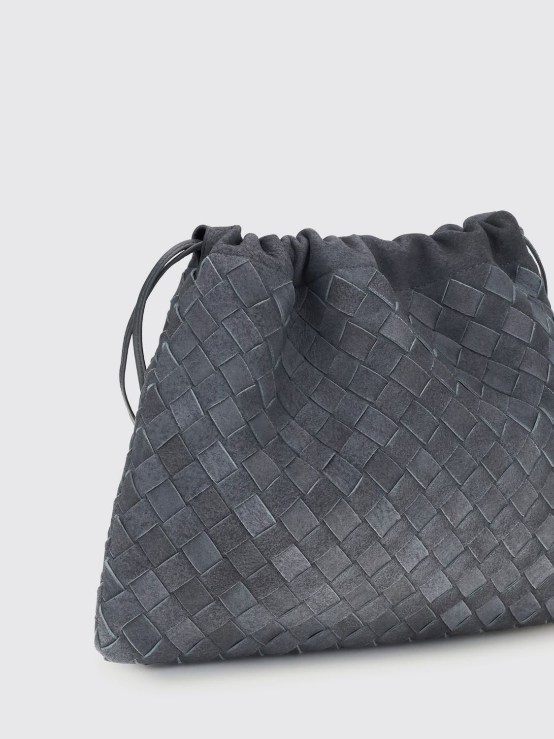 intrecciato suede dustbag