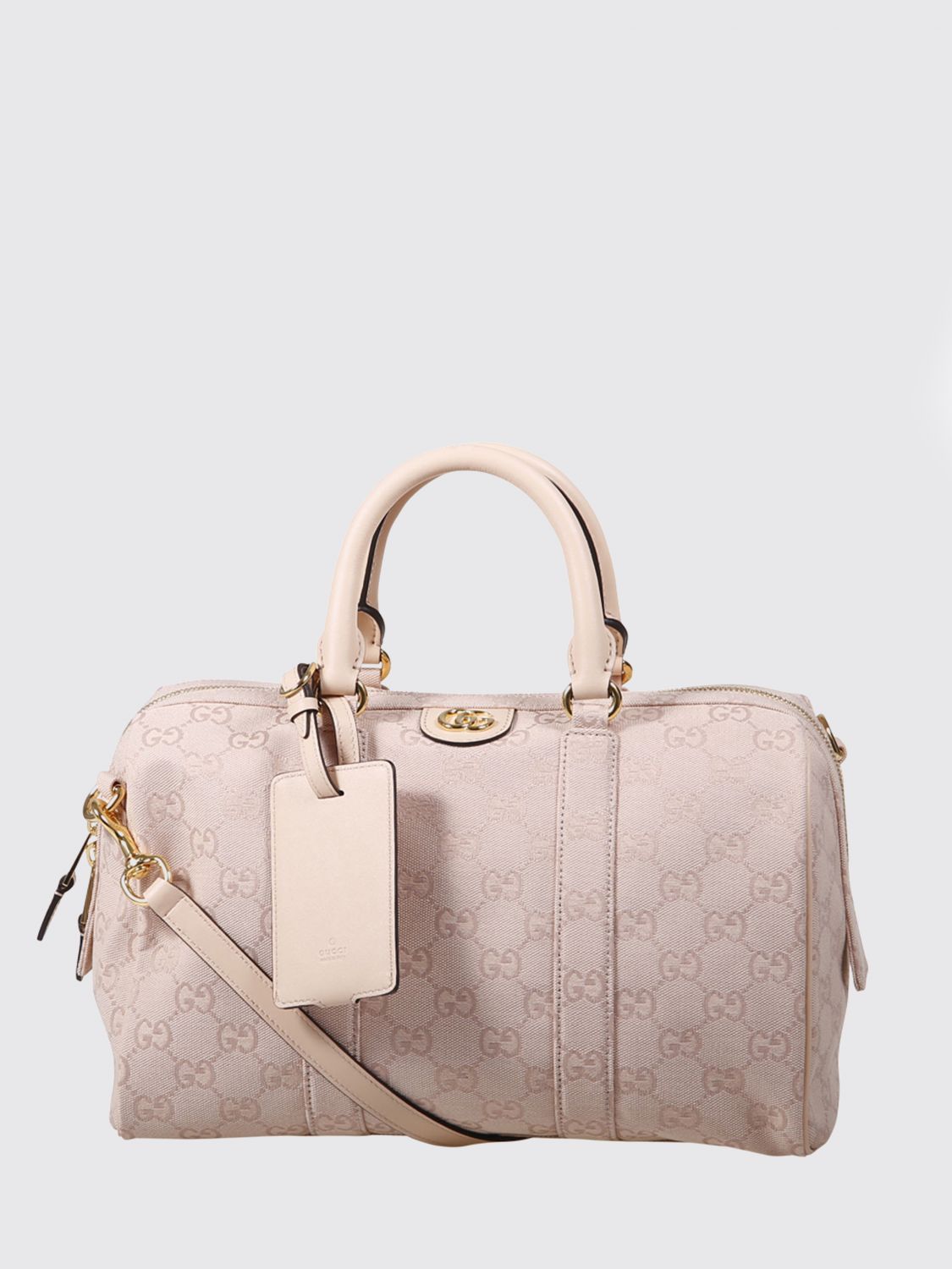 ophidia canvas bag with gg jacquard monogram