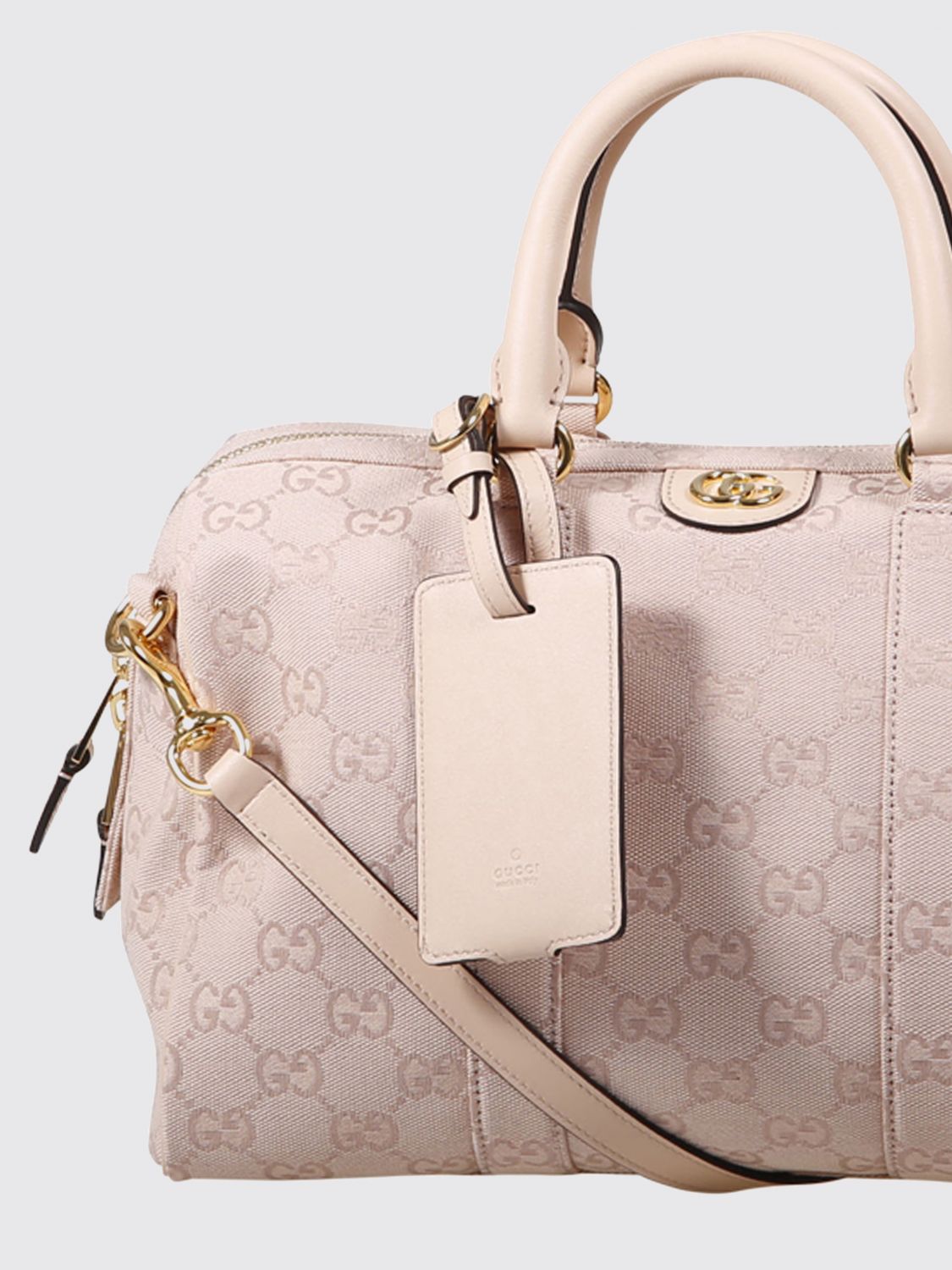 ophidia canvas bag with gg jacquard monogram
