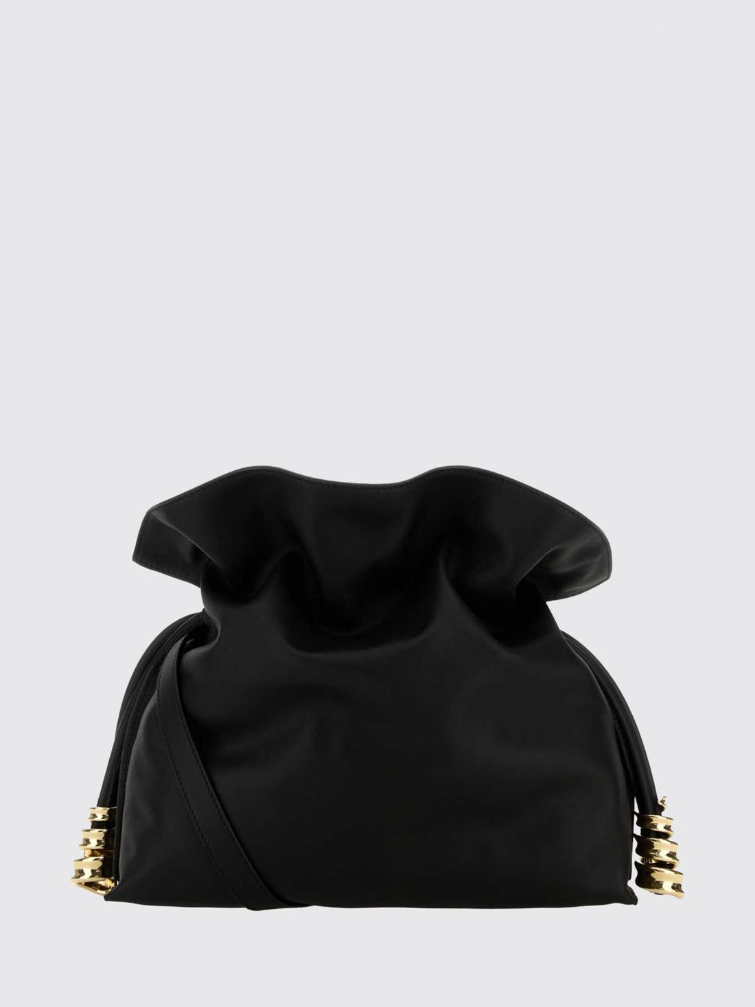LOEWE OS flamenco leather clutch