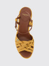 woman's heeled sandal