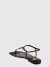cassandra animal print viscose sandals