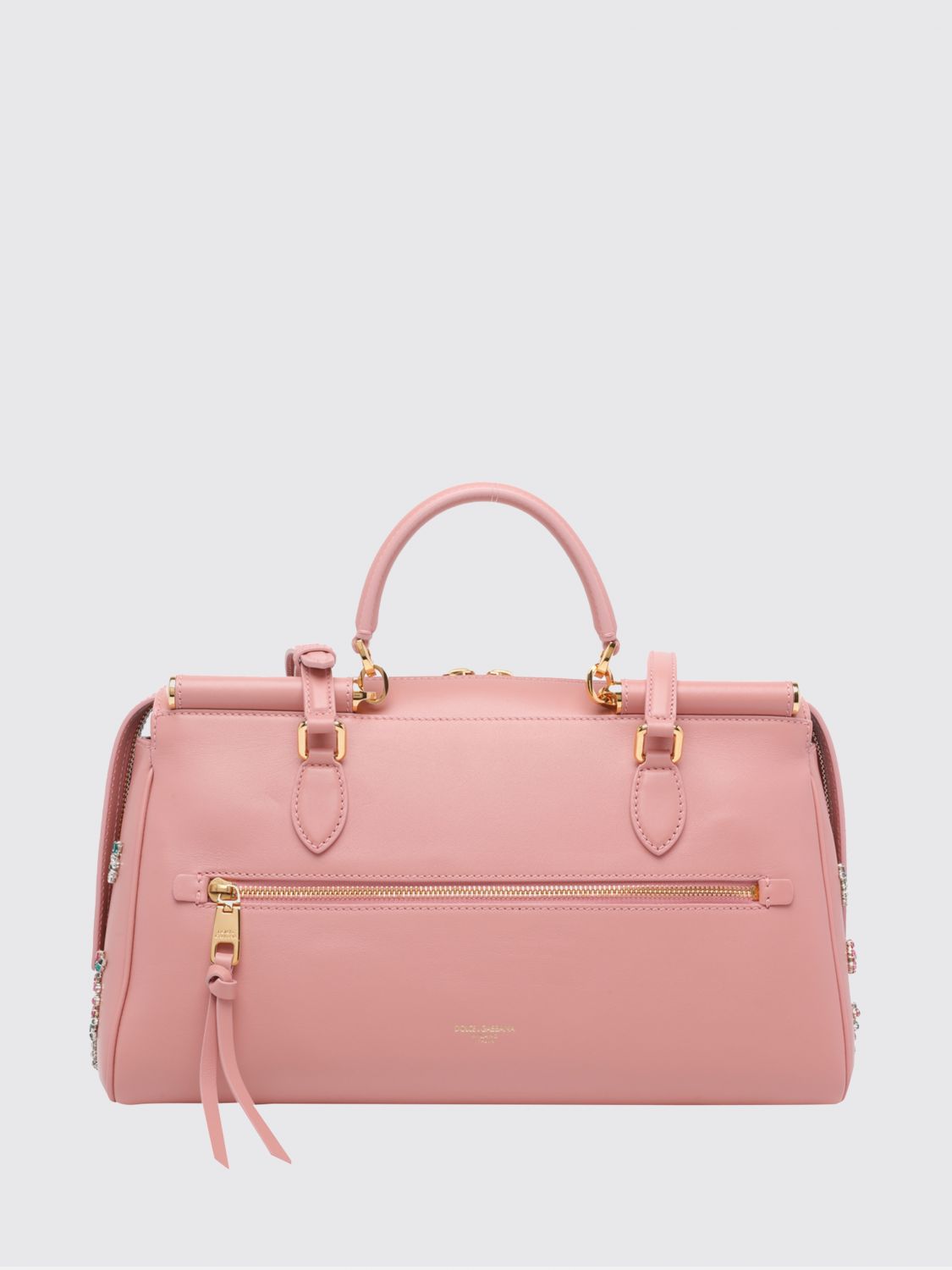 vittoria embroidered rhinestone leather bag