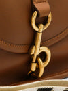 b-clip leather bag