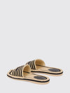 striped woven rope sliders chloé