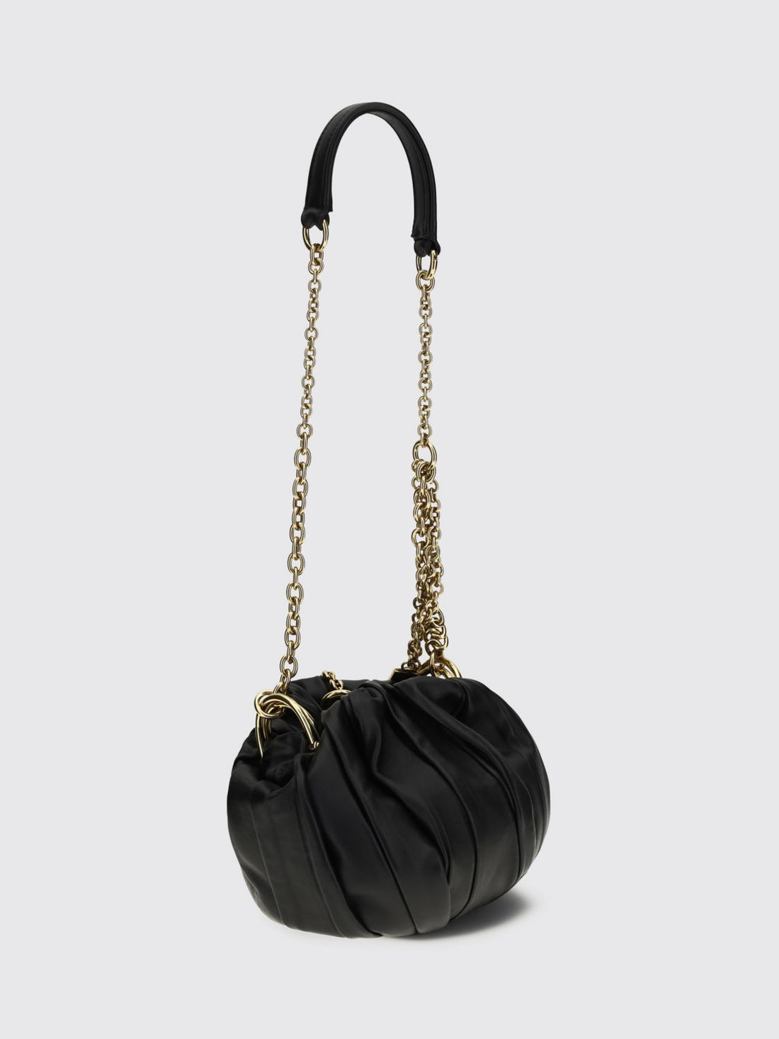 CHLOÉ OS plissé draped leather bag chloé
