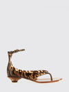 jelly pvc animal print sandals chloé
