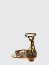 jelly pvc animal print sandals chloé