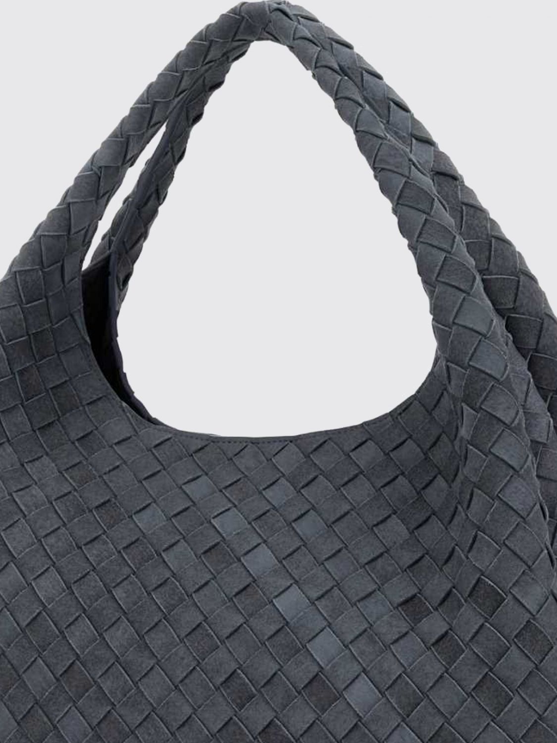 campana woven suede bag