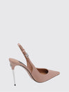 silk slingback pumps