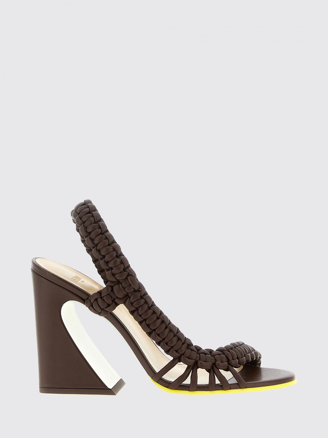 arco braided leather sandals