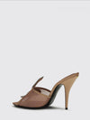 coeur vipère rhinestone mesh nylon mules