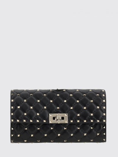 rockstud spike matelassé nappa clutch