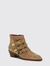 susanna suede ankle boots with micro studs chloé