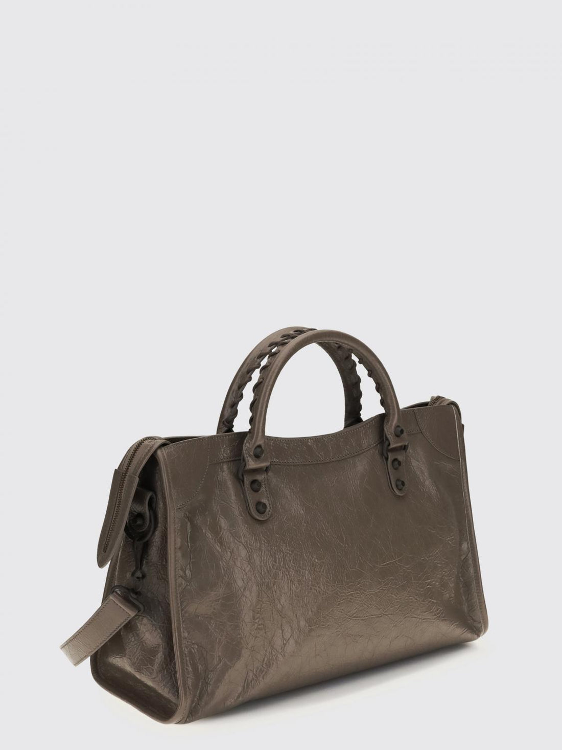 BALENCIAGA OS le city arena leather bag