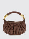 ébène leather handbag