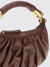 ébène leather handbag
