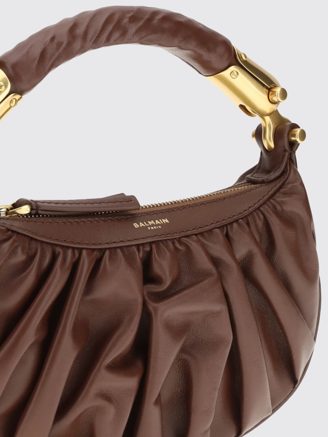ébène leather handbag