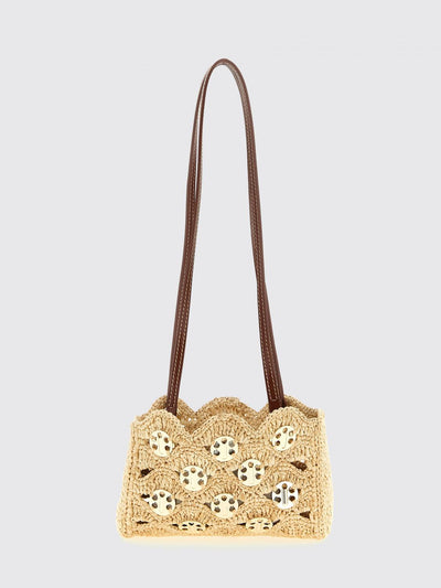 1969 bag in raffia and brass