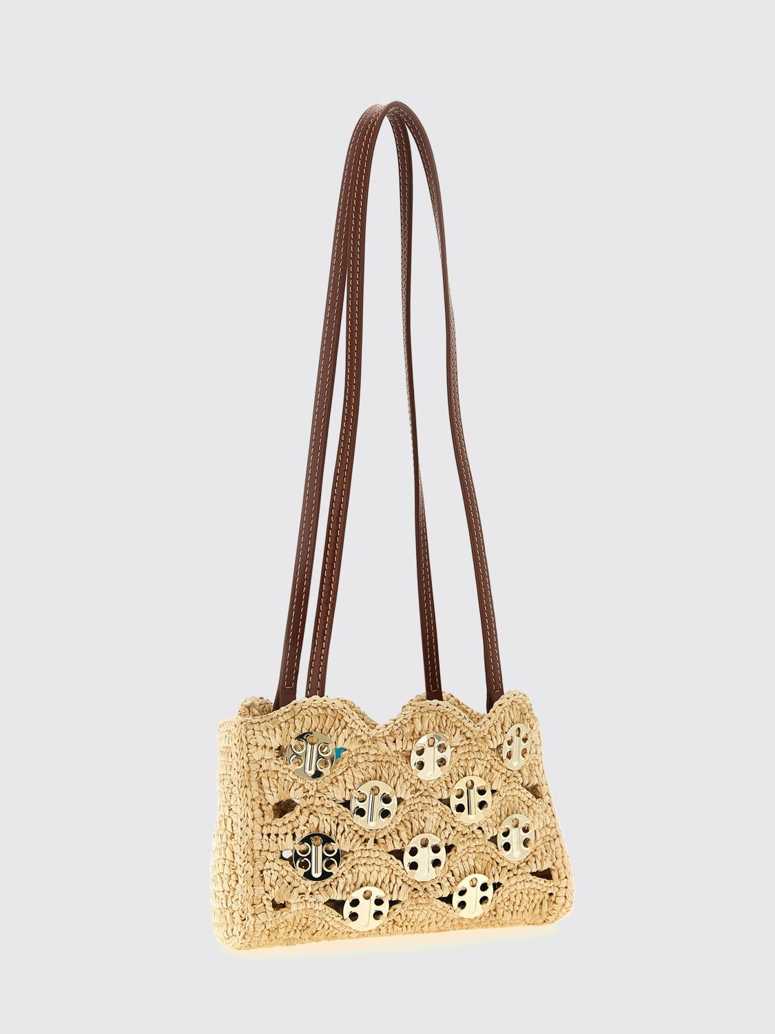 1969 bag in raffia and brass