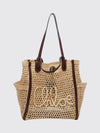 iconic double carry crochet shoulder tote bag chloé