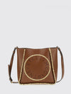 vegan leather shoulder bag