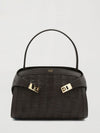 hug bag in woven leather